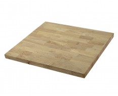 Hartholzplatte 68 x 61 x 3,8 cm für schwarze Premium line  - Holzplatte - Hartholz Arbeitsplatte