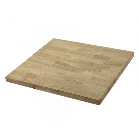 Hartholzplatte 68 x 61 x 3,8 cm für schwarze Premium line  - Holzplatte - Hartholz Arbeitsplatte