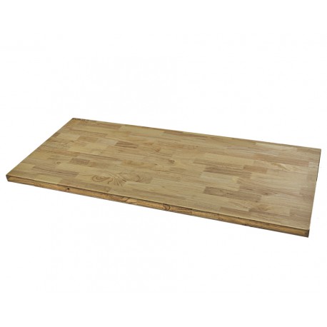 Hartholzplatte 136 x 61 x 3,8 cm. für schwarze Premium line  - Holzplatte - Hartholz Arbeitsplatte