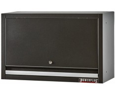 Hängeschrank Mattschwarz 72 x 28 x 40 cm mit Gasfeder Klappe