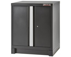 Werkzeugschrank mit 2 Türen Mattschwarz 72 x 57 x 90 cm