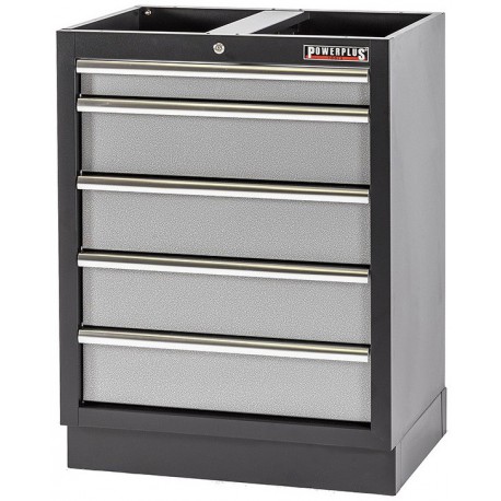 Werkzeugschrank aus Metall mit 5 Schubladen 68 x 46 x 91 cm