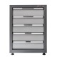 Werkbank Elite-Line 217 x 55,5 x 96 cm. mit 5 Schubladen und Hartholzplatte.