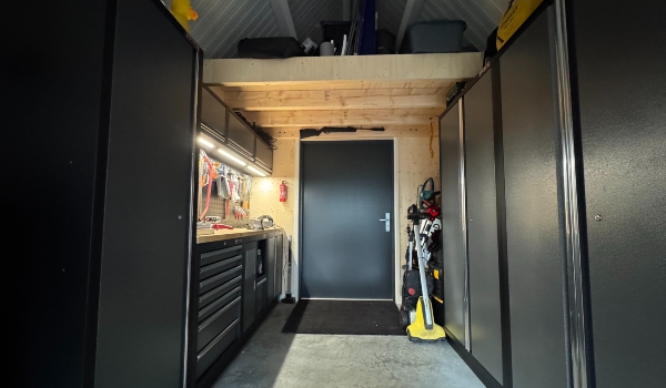 Vom chaotischen Schuppen zum modernen Atelier – Werkstatteinrichtung mit Powerplustools