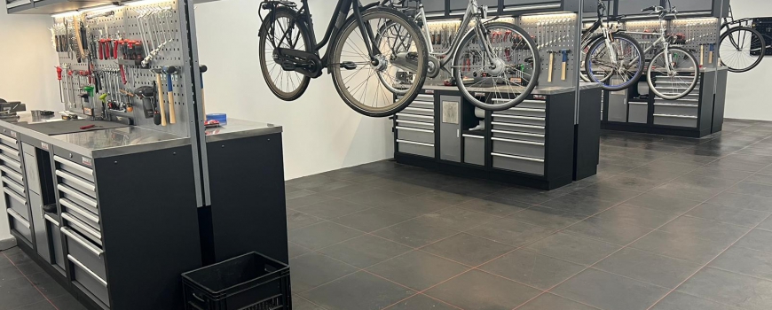 Der ideale Arbeitsbereich für jede Arbeit an Ihrem Fahrrad